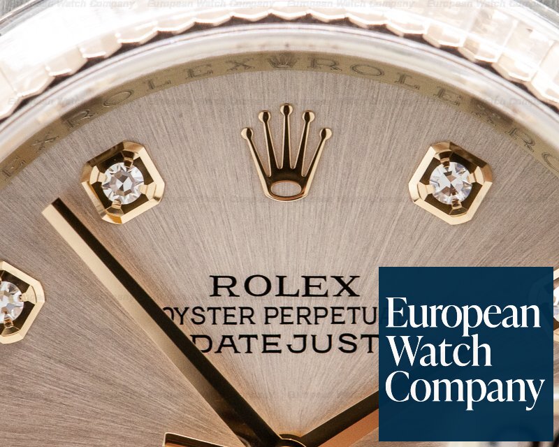 Rolex Datejust SS / Everrose Gold Jubilee Diamond Dial Ref. 116231
