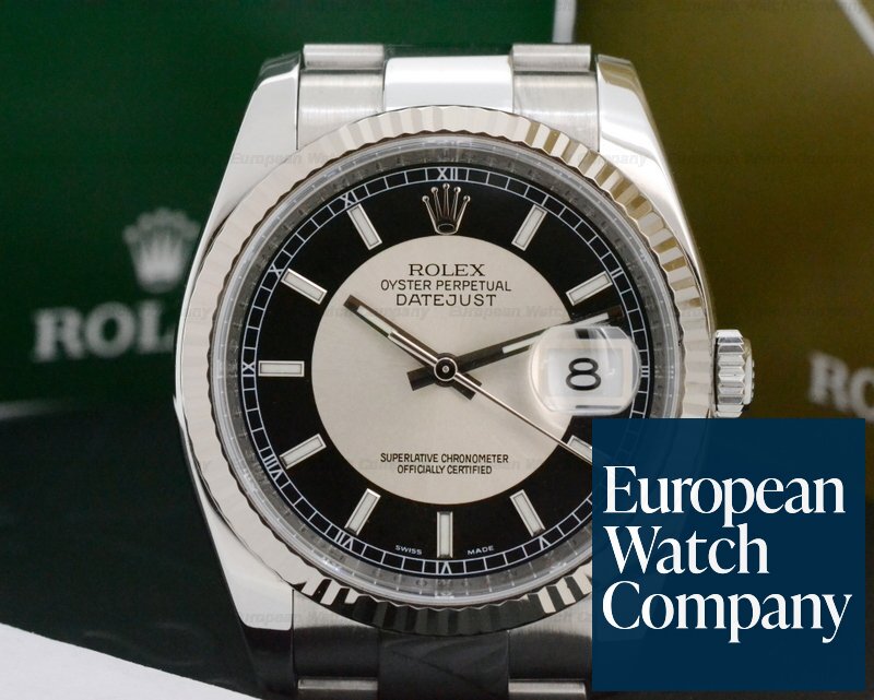 Rolex 116234 Datejust SS Silver / Black Dial 