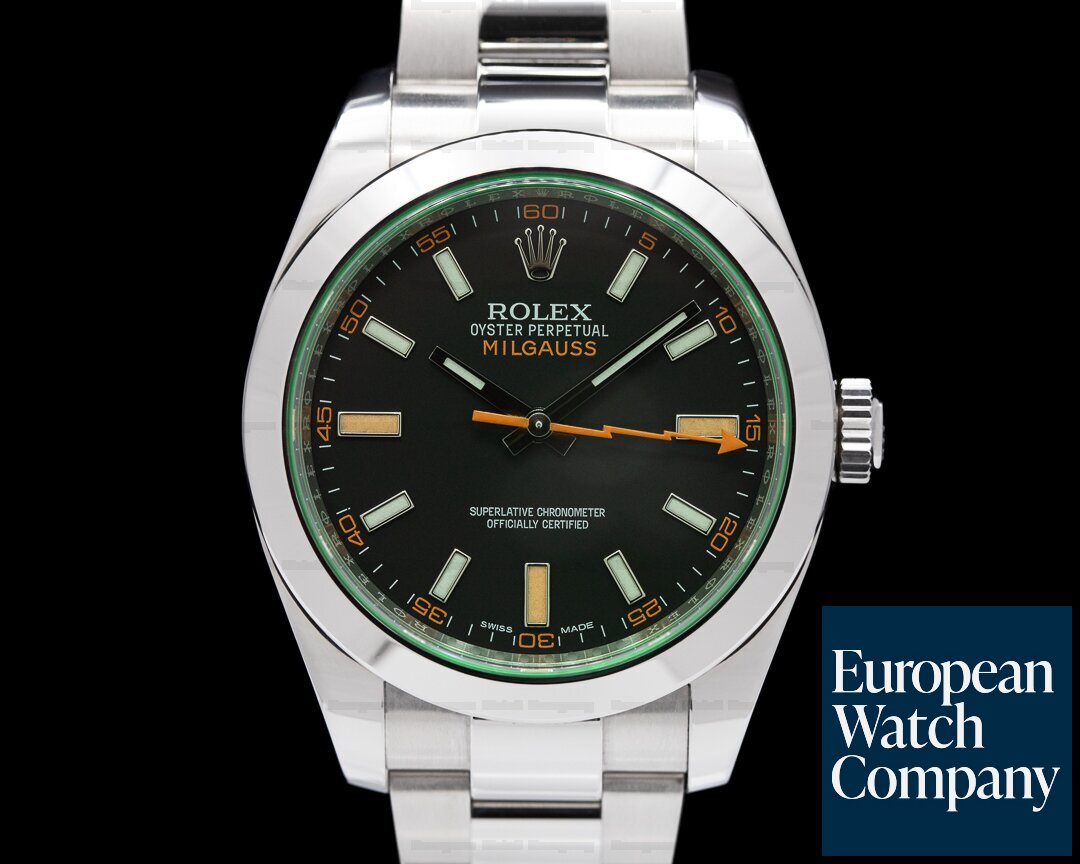 Rolex 116400GV Milgauss 116400GV Green Crystal Edition 2020