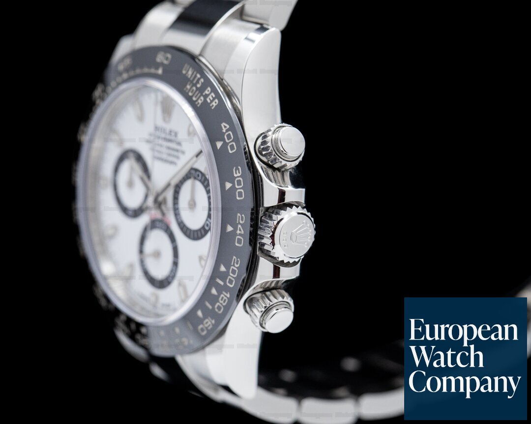 Rolex Daytona 116500 White Dial SS Undated Papers Ref. 116500LN