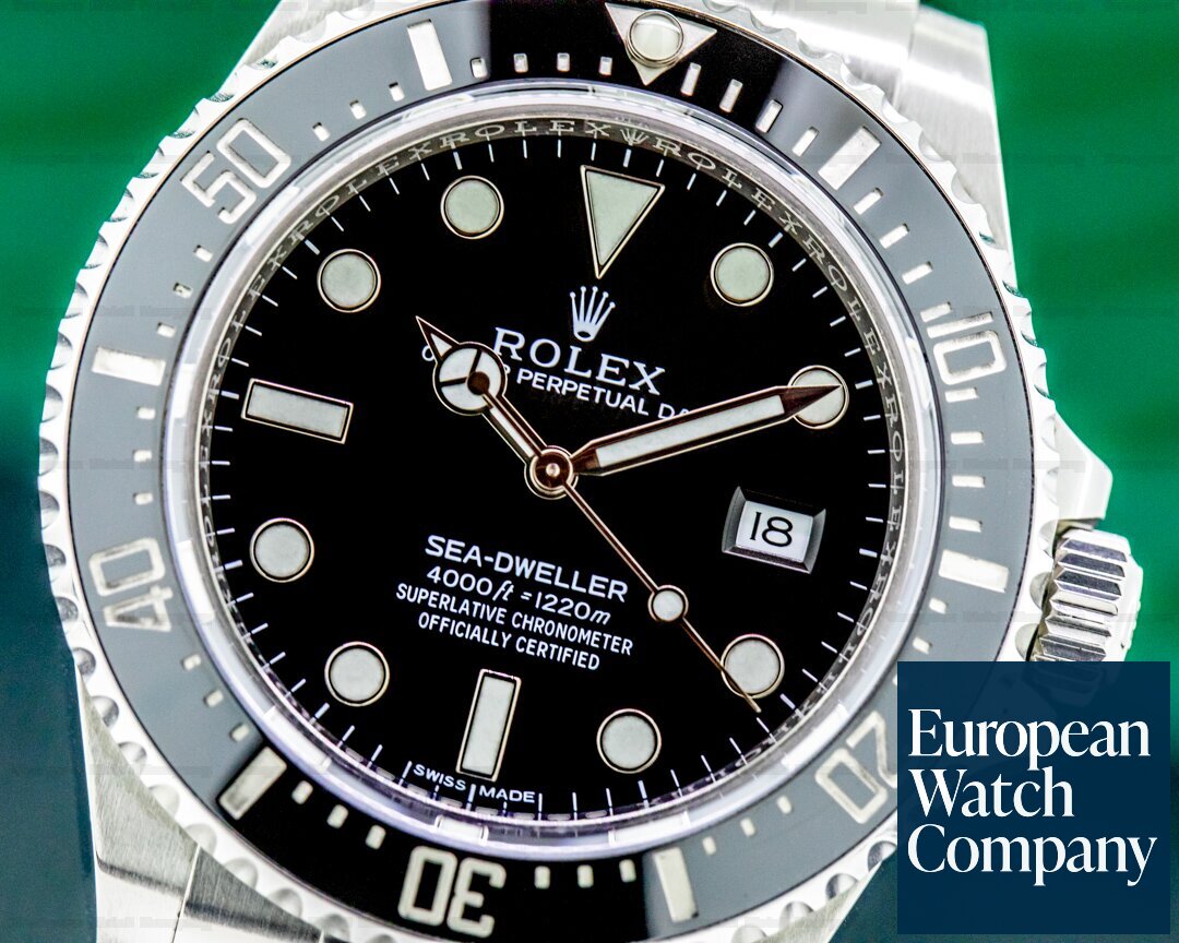 Rolex Sea Dweller 4000 116600 SS DISCONTINUED FULL SET Ref. 116600