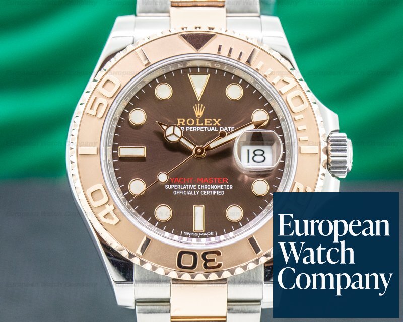 Rolex Yacht Master 18K / SS Chocolate Dial Ref. 116621 