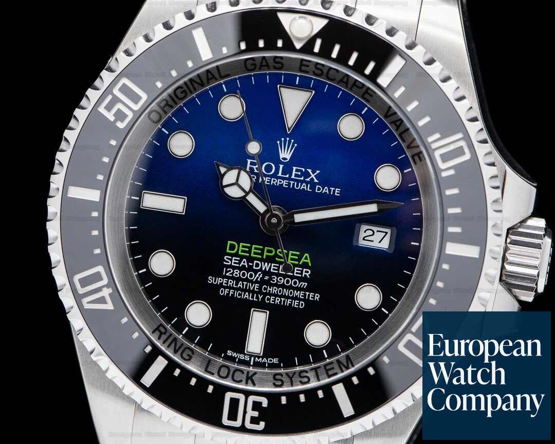 Rolex Sea Dweller Deep Sea 116660 D-Blue James Cameron UNWORN Ref. 116660