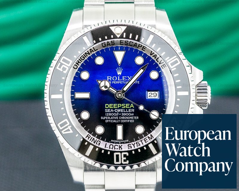 Rolex Sea Dweller Deep Sea Deep Blue JAMES CAMERON Ref. 116660