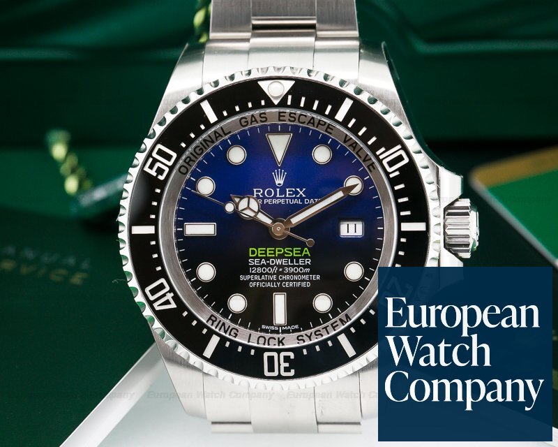 Rolex 116660 Sea Dweller Deep Sea Deep Blue JAMES CAMERON UNWORN