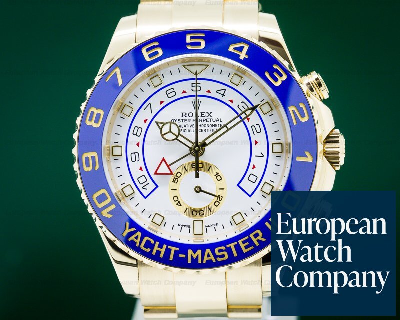 Rolex Yacht Master II 18K Yellow Gold 2018 NEW DIAL + HANDS Ref. 116688