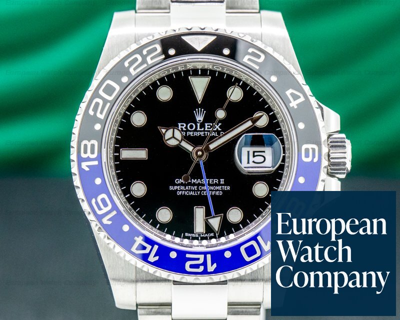 Rolex GMT Master II 116710 Ceramic Black & Blue Batman SS Ref. 116710 BLNR