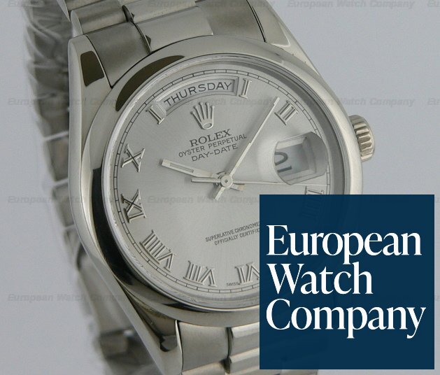 Rolex 118239 President White Gold
Silver Dial