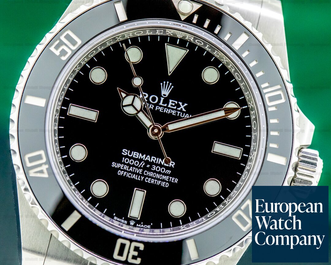Rolex Submariner 124060 No Date Ceramic Bezel 41MM 2021 UNWORN Ref. 124060