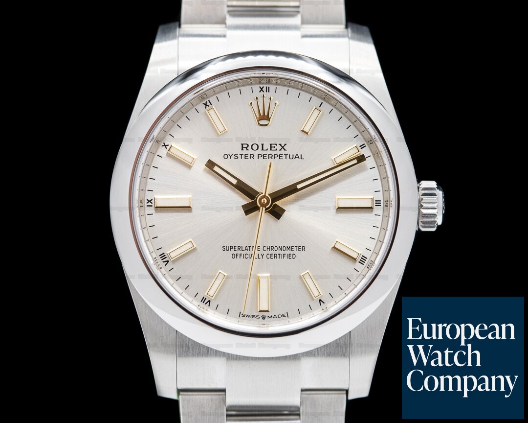 Rolex Oyster Perpetual 124200 34mm SS / Silver Dial 2022 UNWORN Ref. 124200