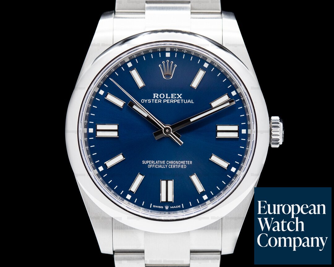 Rolex Oyster Perpetual 124300 41mm SS / Blue Dial 2022 UNWORN Ref. 124300