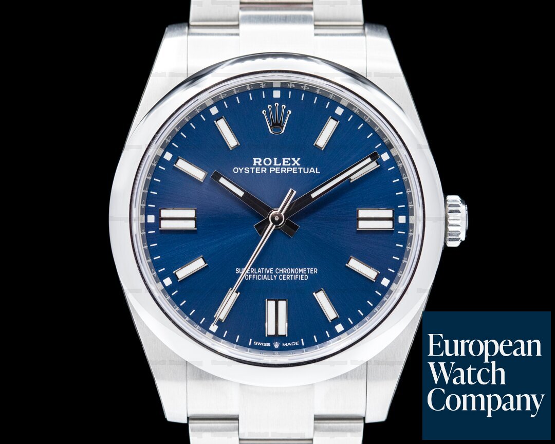 Rolex Oyster Perpetual 124300 41mm SS / Blue Dial 2022 UNWORN Ref. 124300