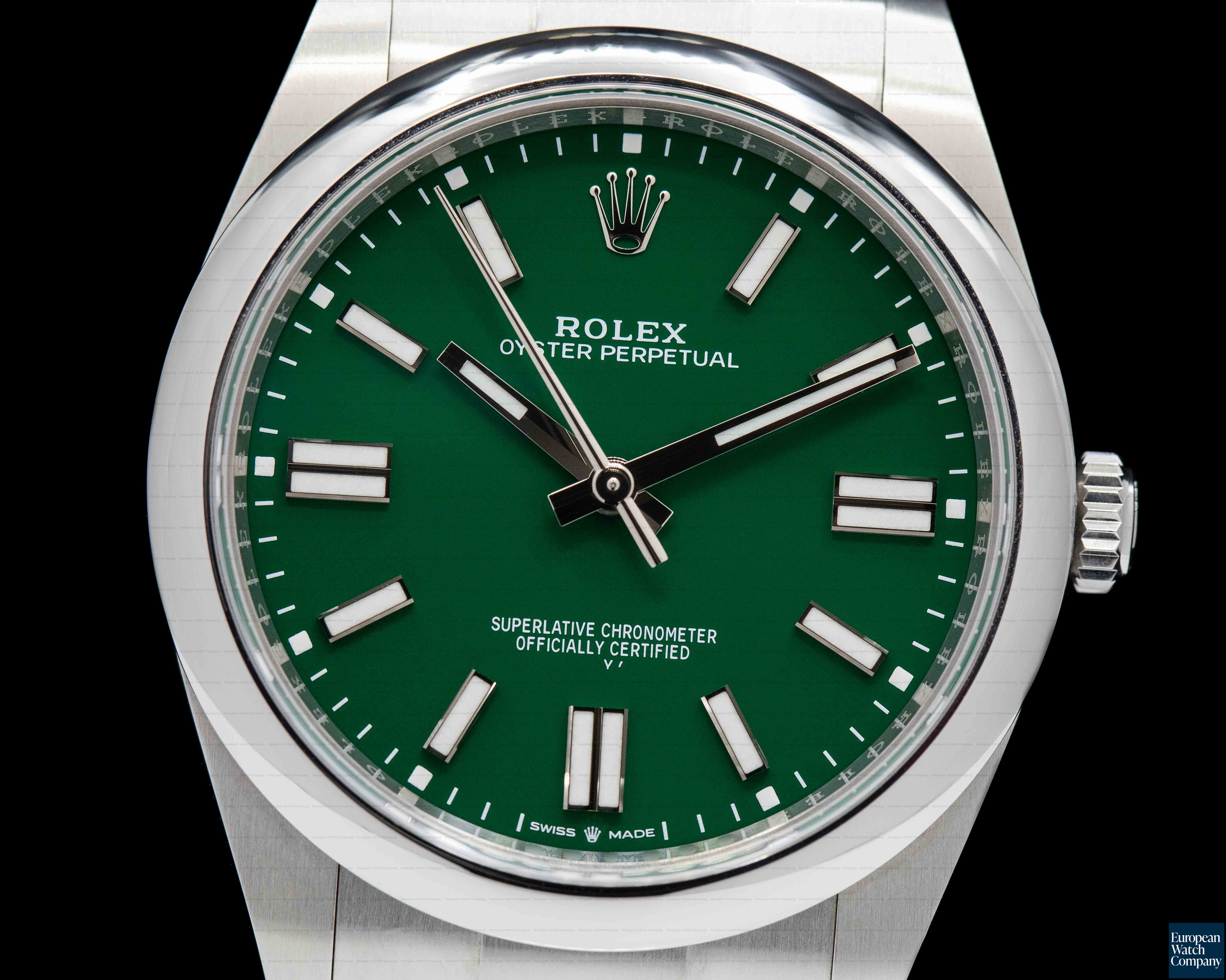 Rolex Oyster Perpetual 124300 41mm SS / Green Dial 2020 Ref. 124300