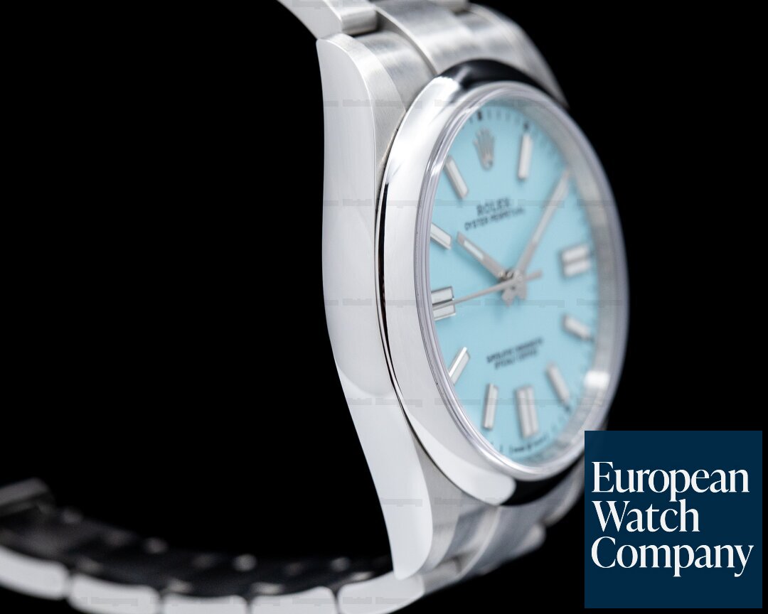 Rolex Oyster Perpetual 124300 41mm SS / Turquoise Blue Dial Ref. 124300