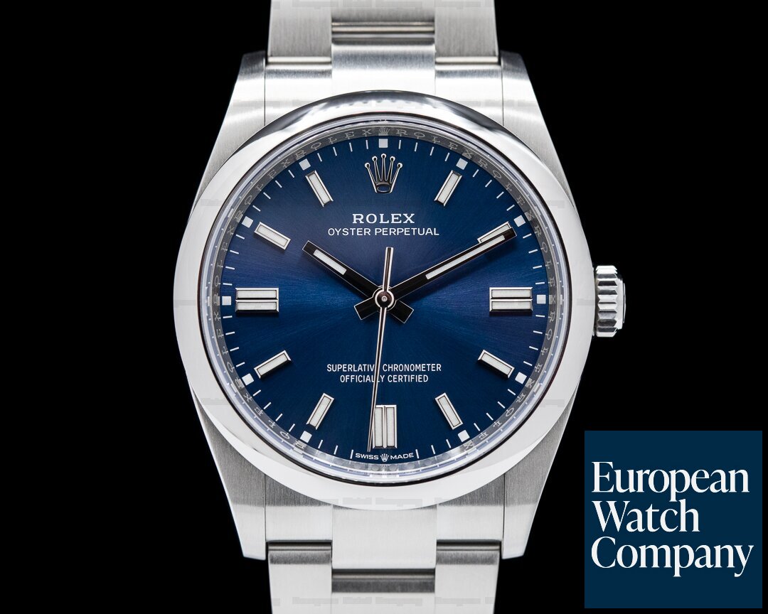 Rolex Oyster Perpetual 126000 36MM SS Blue Dial 2021 Ref. 126000