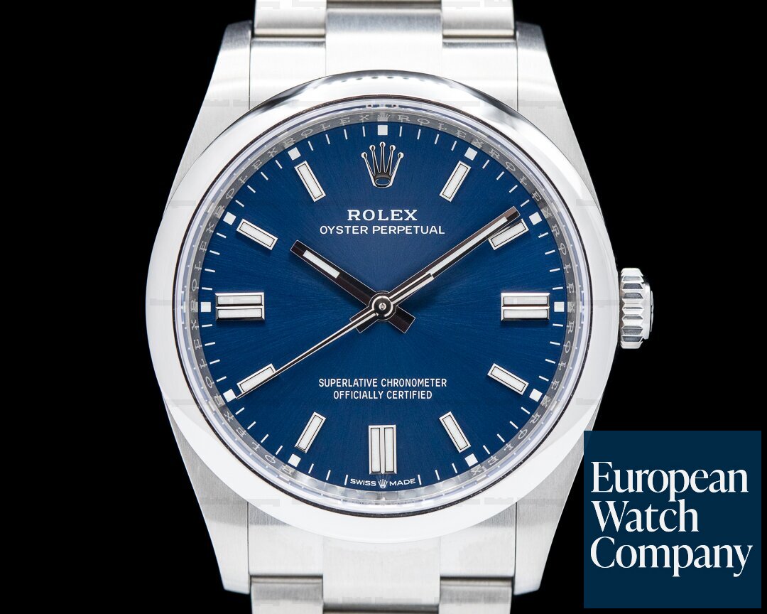 Rolex Oyster Perpetual 126000 36MM SS Blue Dial Unworn 2021 Ref. 126000