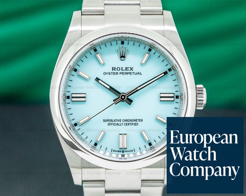 Rolex Oyster Perpetual 126000 36MM SS TURQUOISE BLUE UNWORN Ref. 126000