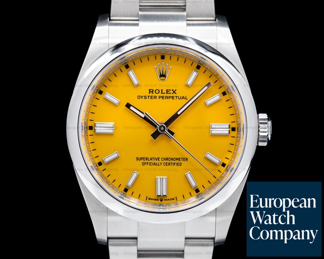 Rolex 126000 Oyster Perpetual 126000 36MM SS Yellow DISCONTINUED (41108