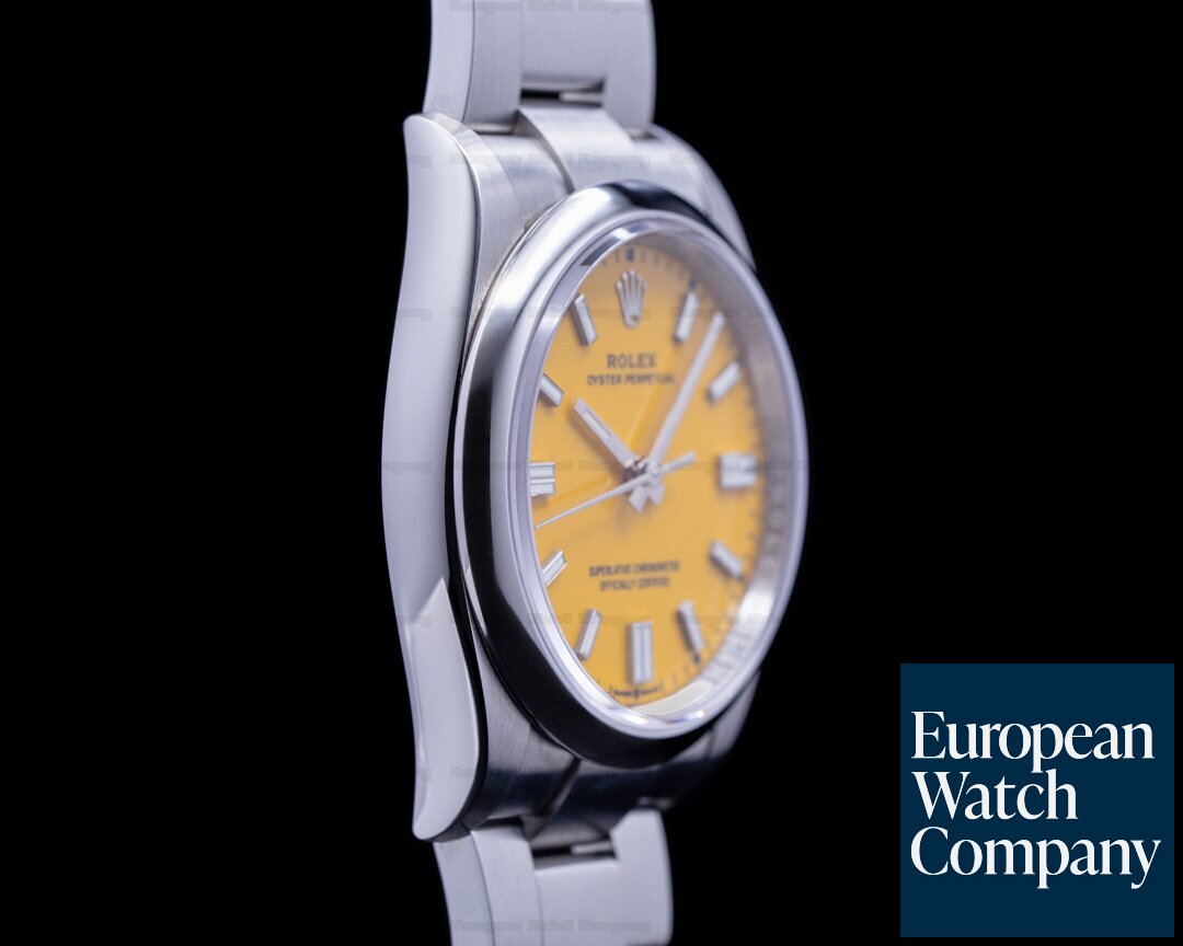 Rolex Oyster Perpetual 126000 36MM SS Yellow DISCONTINUED Ref. 126000