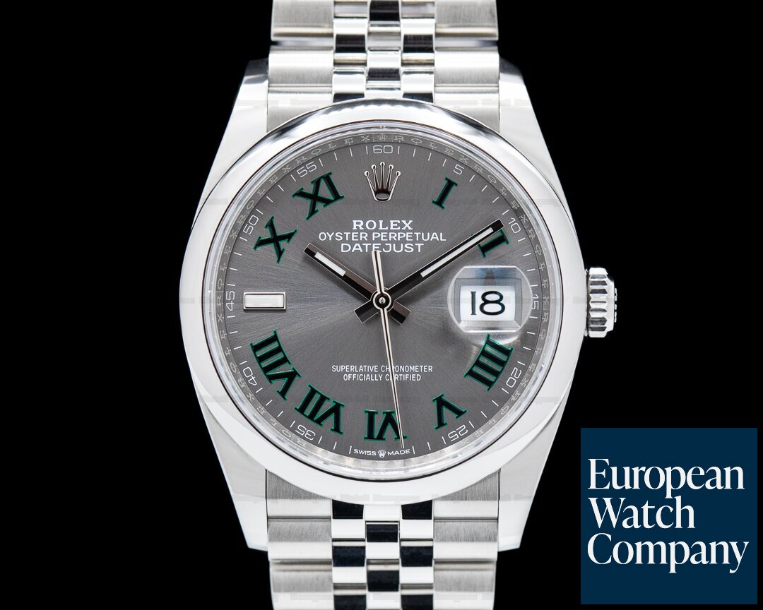 Rolex 126200 Datejust 126200 Wimbledon Dial 2023 (47253) | European Watch Co.