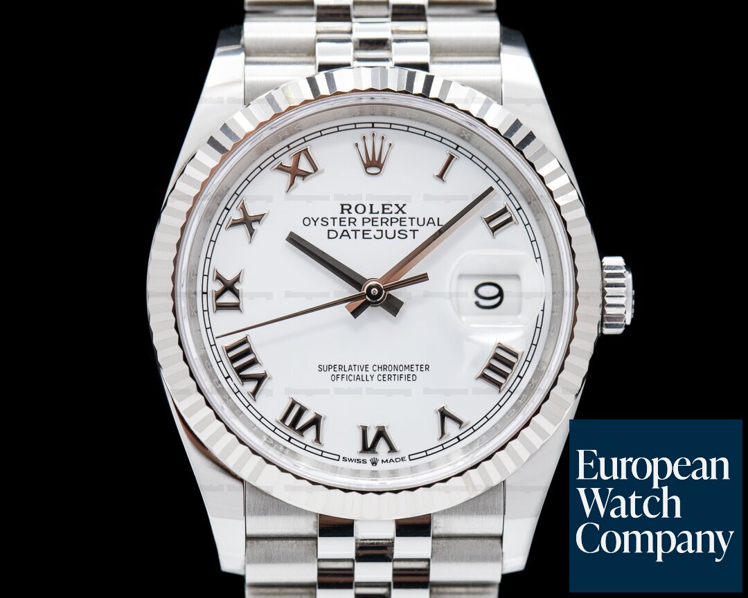 Rolex 126234 Datejust White Roman Dial / Jubilee Bracelet 2019