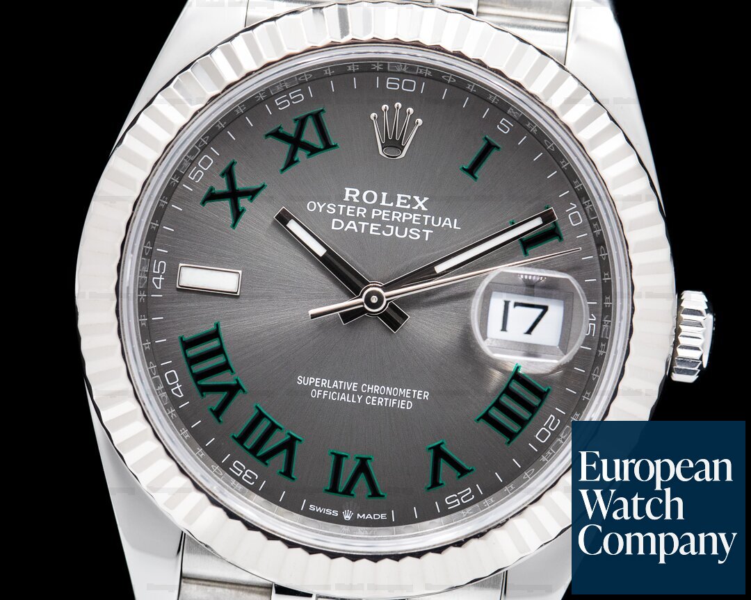 Rolex Datejust 41 Rhodium Wimbledon Dial Jubliee 2020 Ref. 126334