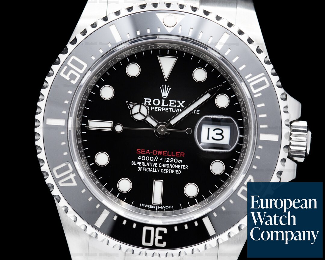Rolex Sea Dweller 126600 RED 43MM SS 2017 Ref. 126600