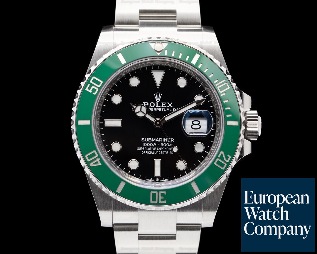 Rolex 2023 UNWORN Kermit Green Bezel 126610LV Submariner Date
