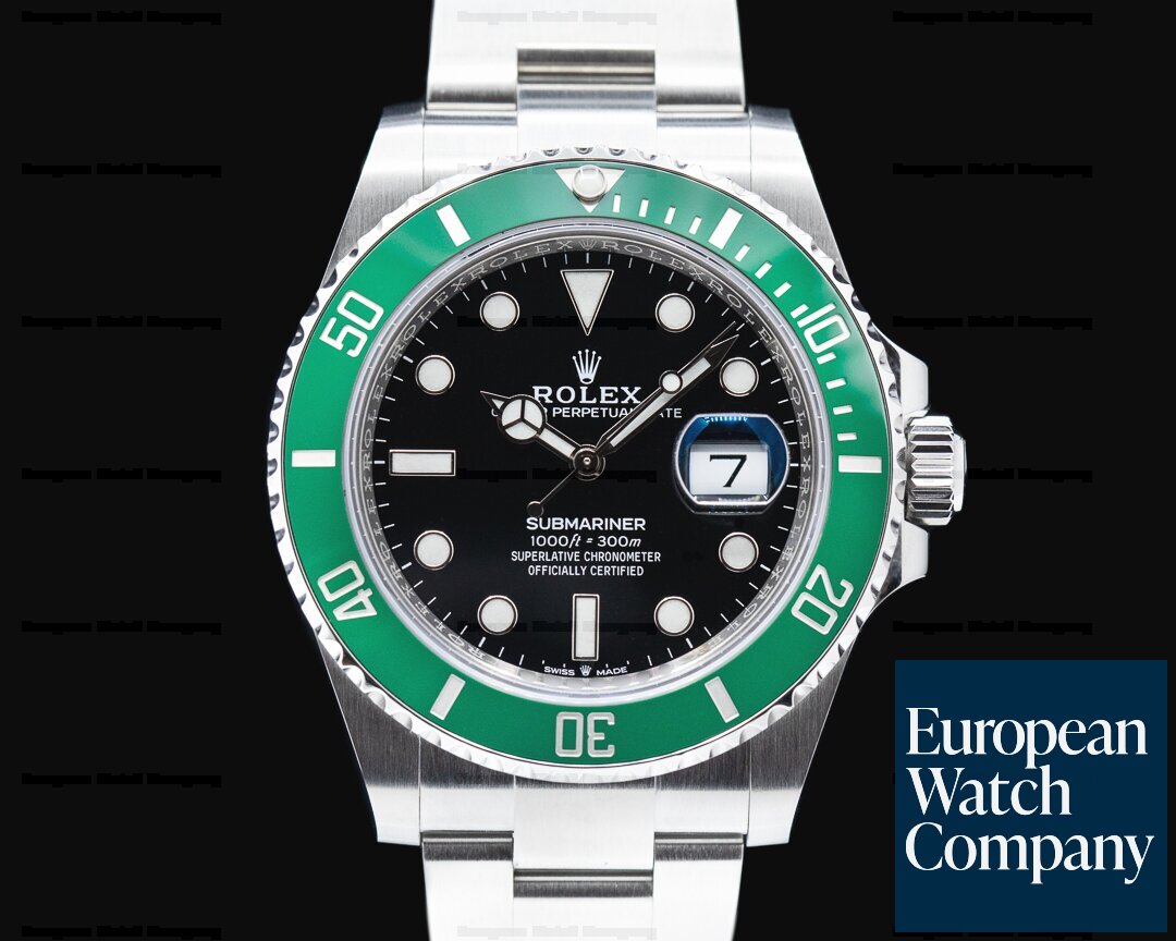 Rolex Submariner Date Kermit 41 Steel Black Dial Green Bezel 126610LV