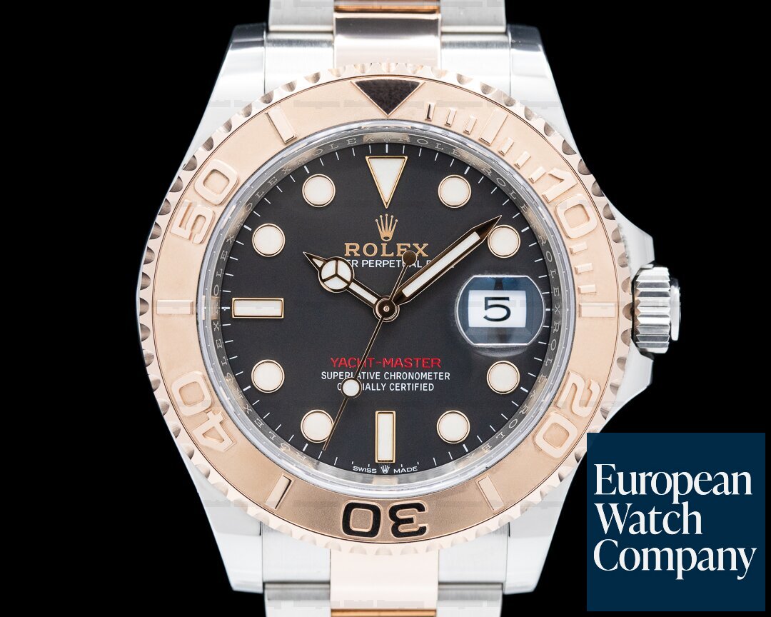 Rolex Yachtmaster 18K Rose Gold / SS Black Dial 2021 Ref. 126621
