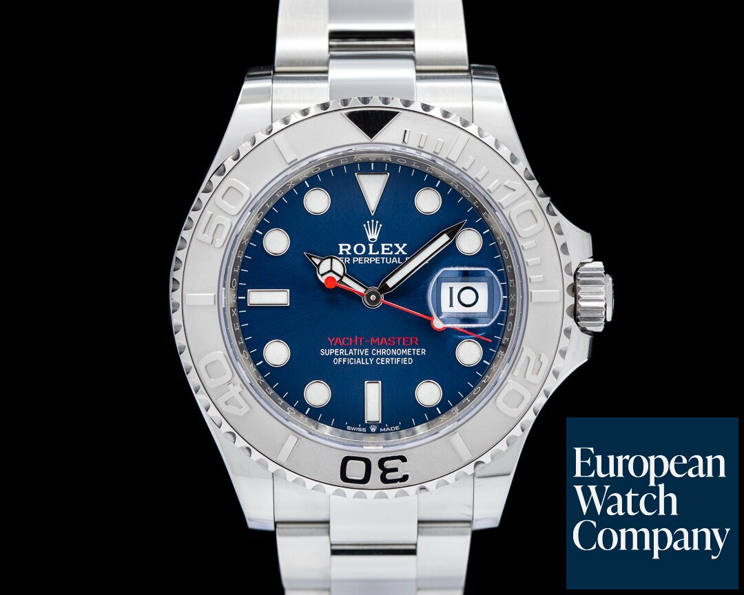 Rolex 126622 Yacht Master 126622 SS Blue Dial / Platinum Bezel