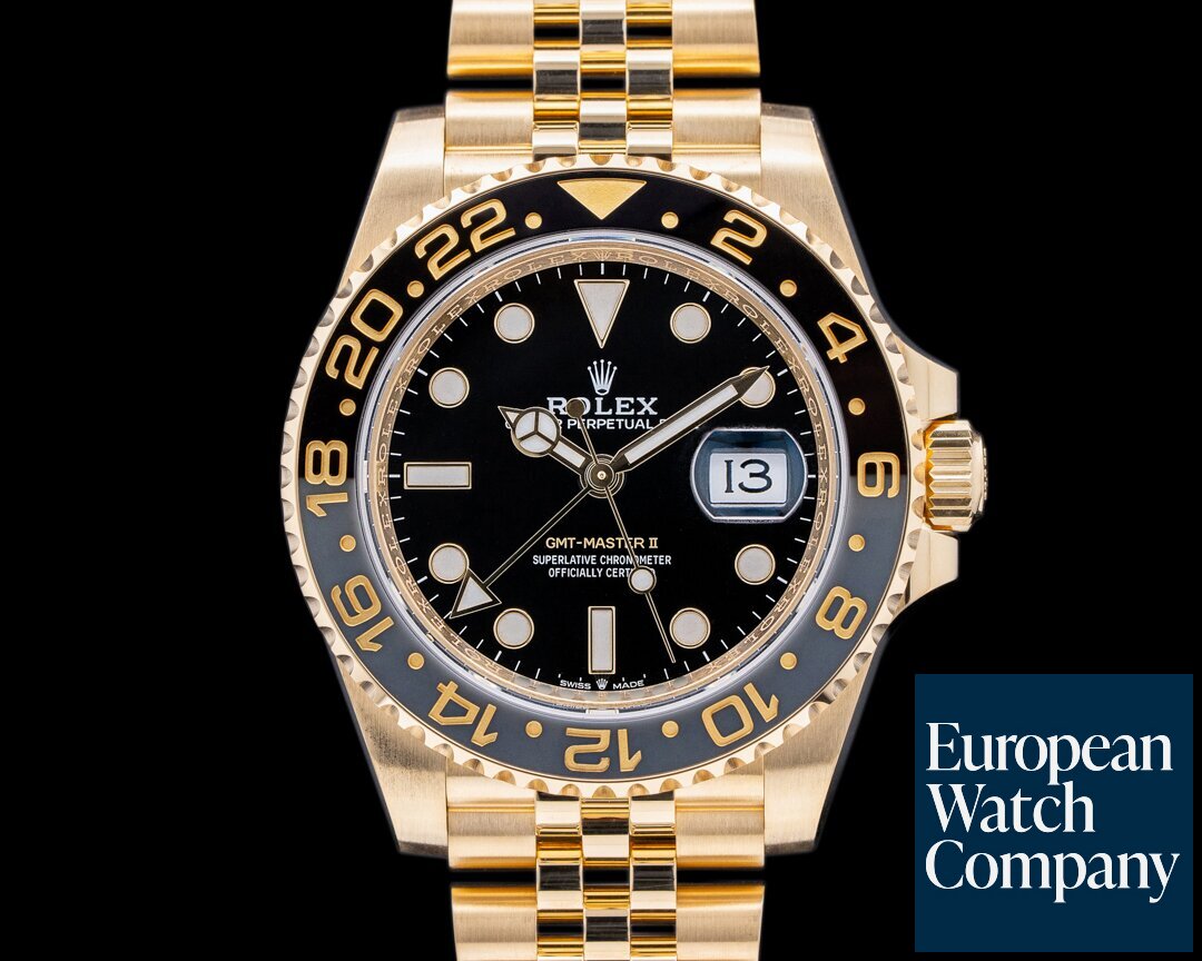 Rolex 126718GRNR GMT Master II 126718 18K Yellow Gold 2024