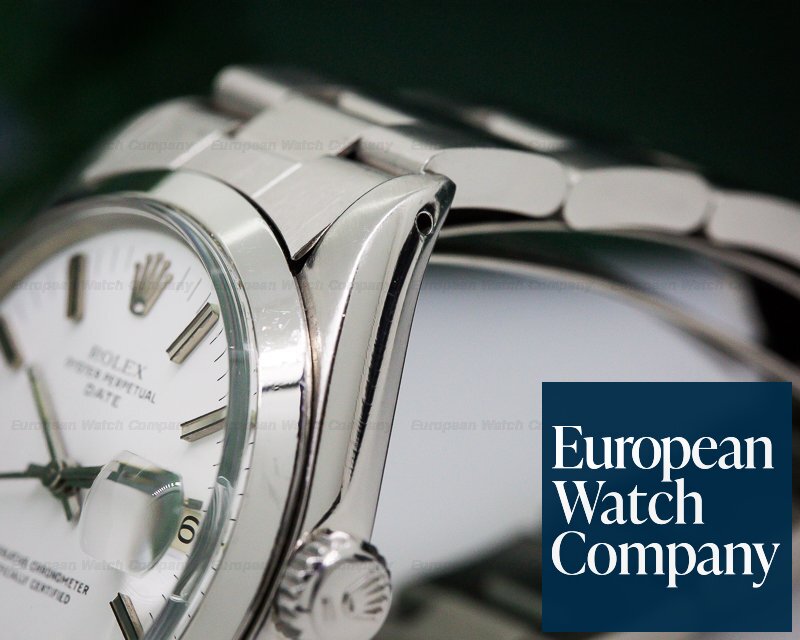 Rolex Oyster Date SS White Dial Ref. 1500