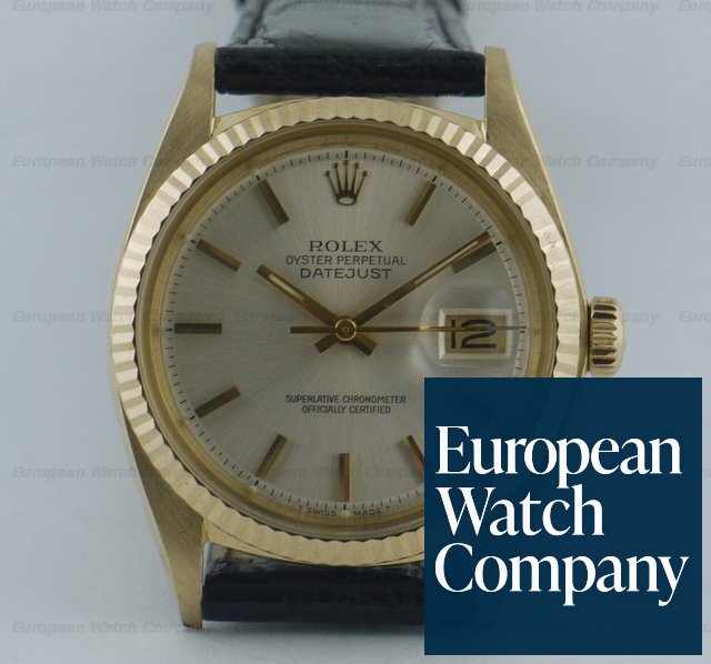 Rolex 1601 Datejust YG Silver Dial Strap (1979)