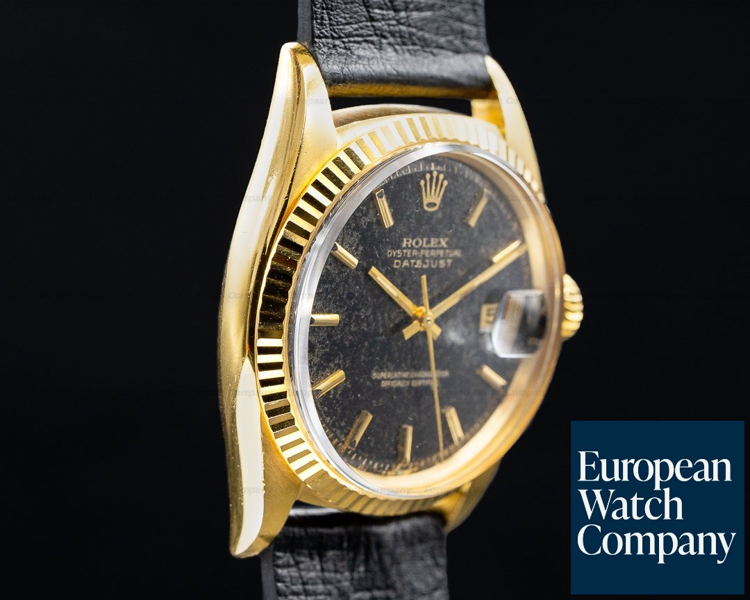 Rolex Oyster Perpetual Datejust 18k Yellow Gold PATINA Ref. 1601