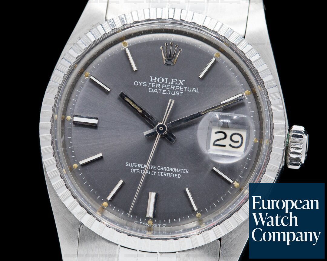 Rolex Datejust 1603 Grey Sigma Dial / Jubilee SS 1970 Ref. 16030