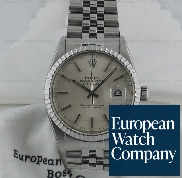 Rolex 16030 Datejust SS/SS Silver Dial