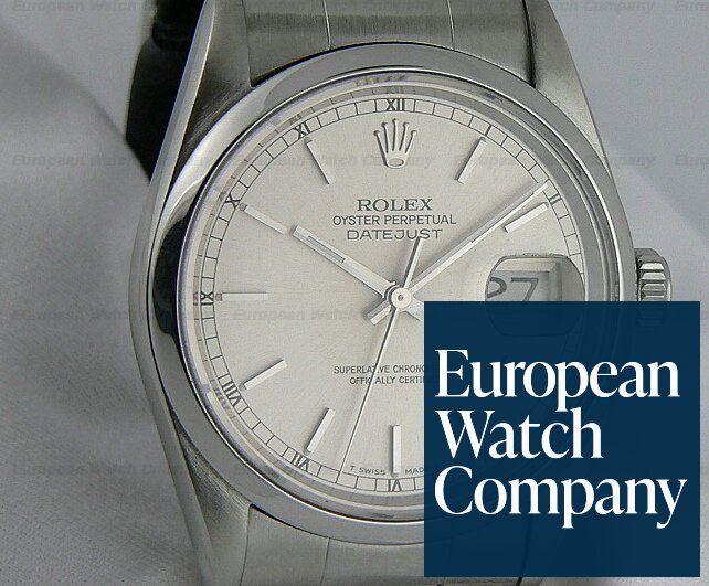 Rolex 16200 Datejust Silver Dial