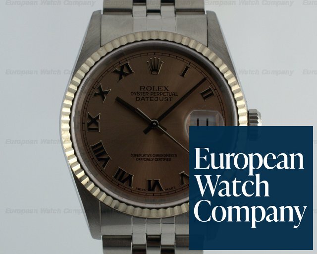 Rolex Datejust SS/SS Salmon Dial Y Series (2003) Ref. 16234