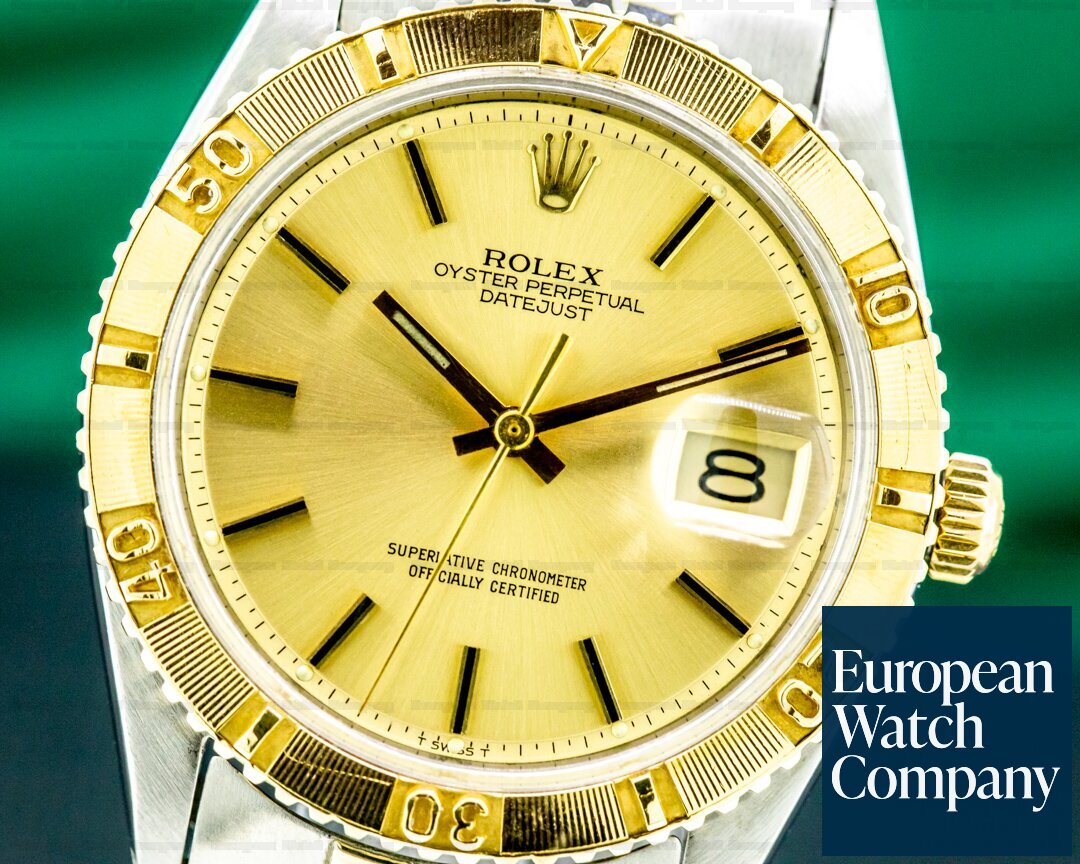 Rolex Datejust Turn O Graph SS / 14K Yellow Gold c. 1972 Ref. 1625