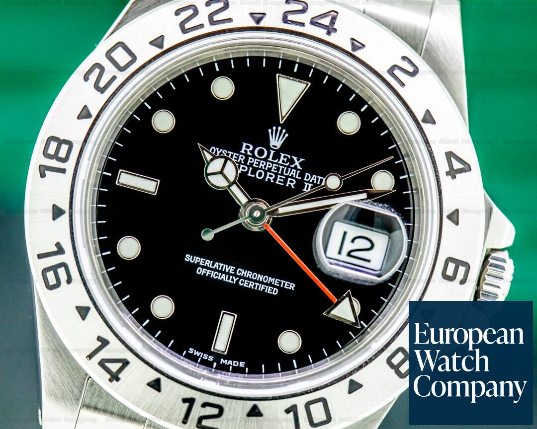 Rolex Explorer II 16570 Black Dial COMPLETE Ref. 16570