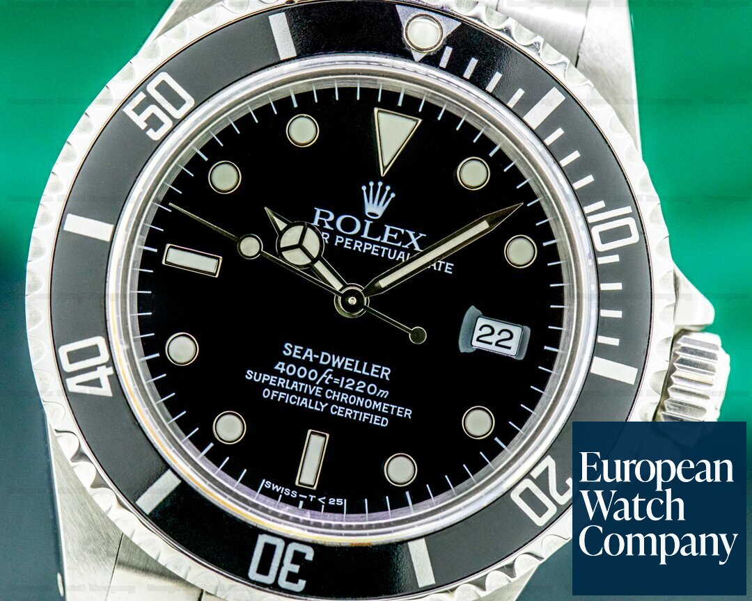 Rolex Sea Dweller 16600 SS ROLEX SERVICE Ref. 16600