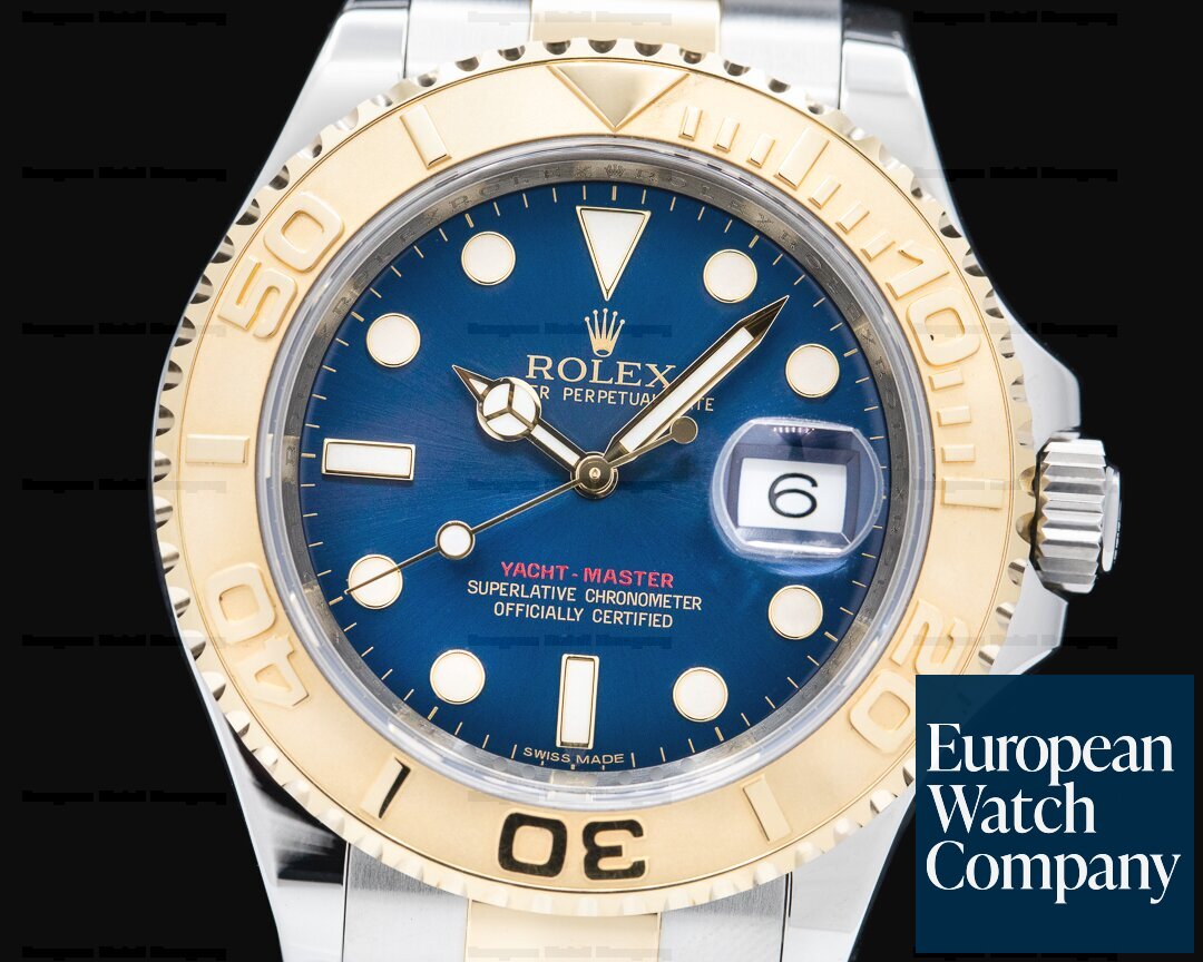 Rolex 16623 Yacht-Master 18k/SS Blue Dial (48510)