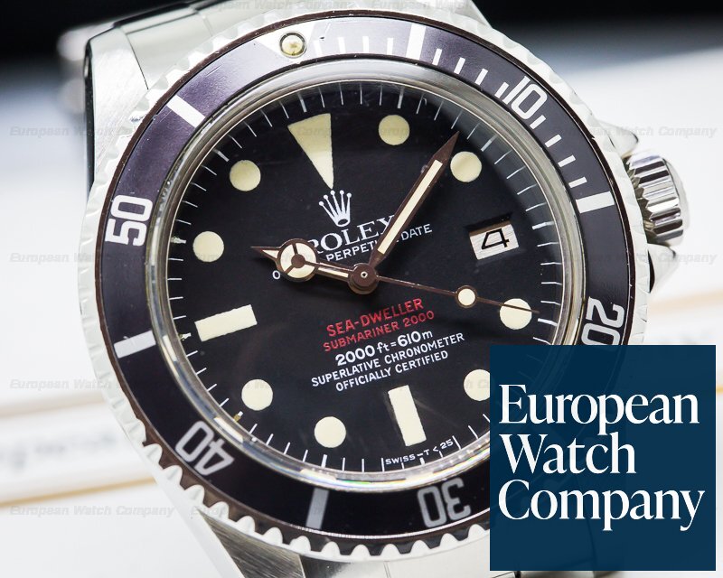 Rolex Vintage Double Red Sea Dweller Mark IV Dial SS / SS Ref. 1665