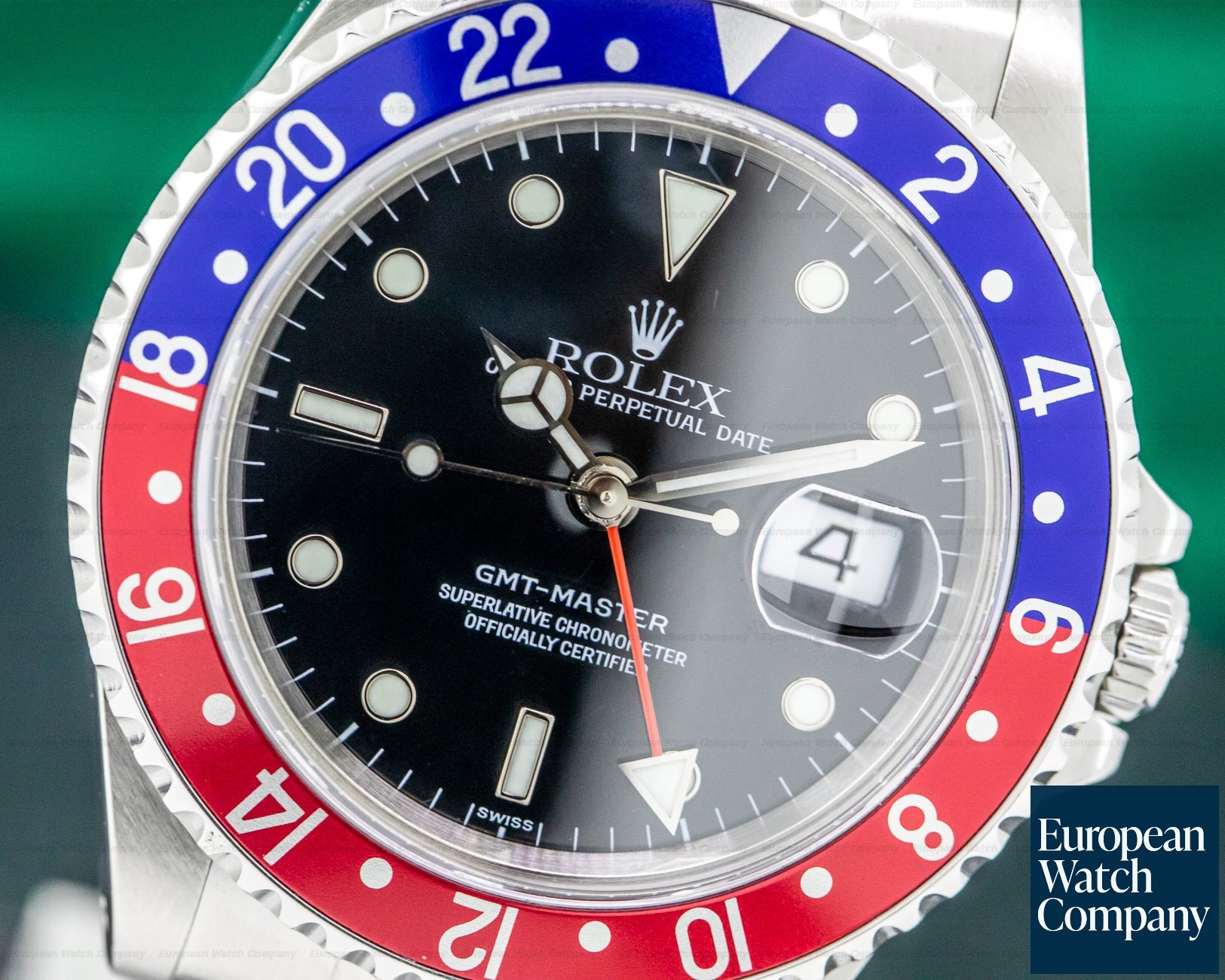 Rolex 16700 GMT Master Red / Blue Pepsi SWISS ONLY FULL SET Ref. 16700