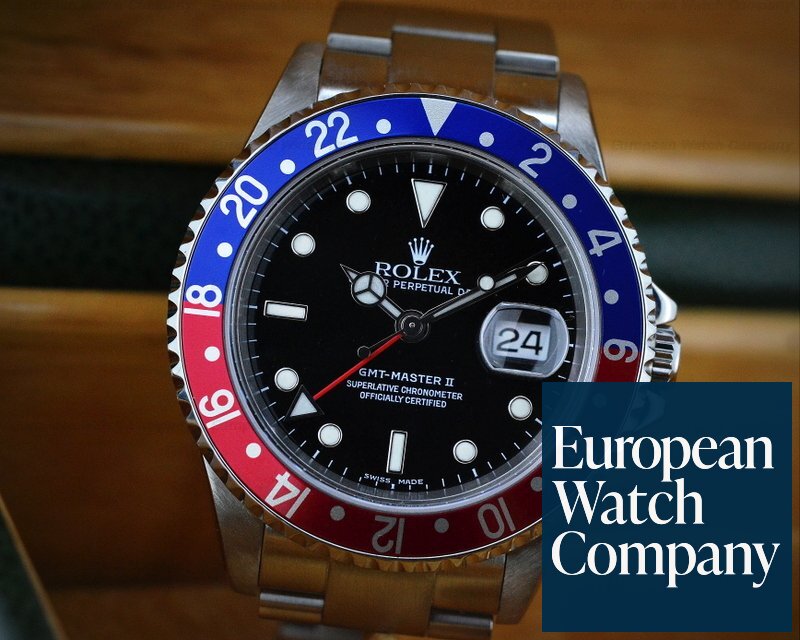 Rolex 16710 GMT Master II Red / Blue 
