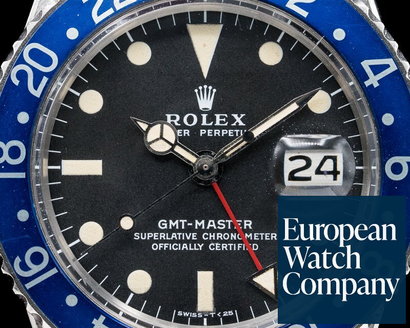 Rolex GMT Master Blueberry MKII SS Ref. 1675