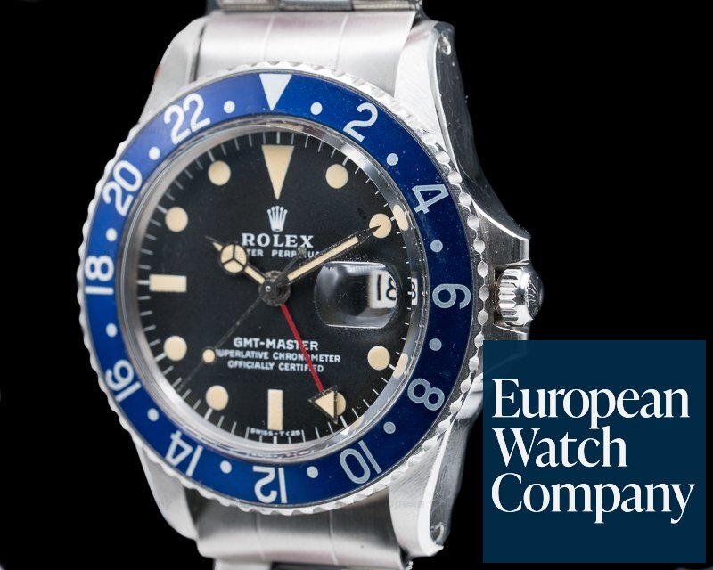 Rolex GMT Master Blueberry MKII SS FULL SET / Punched Papers Ref. 1675
