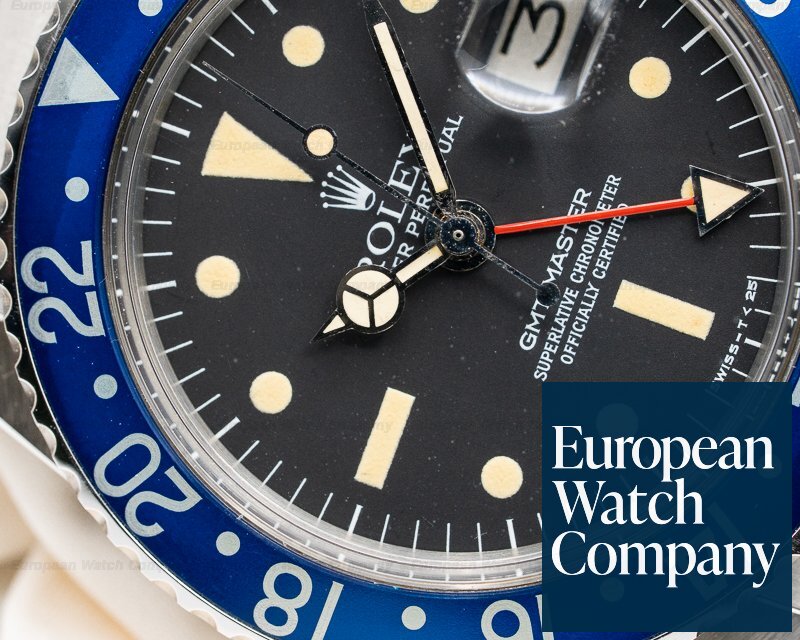 Rolex GMT Master Blueberry MKIII Radial Dial SS WOW Ref. 1675