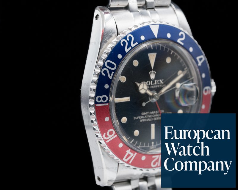 Rolex GMT Master Gilt Chapter Ring Exclamation GLOSSY + CLEAN Ref. 1675